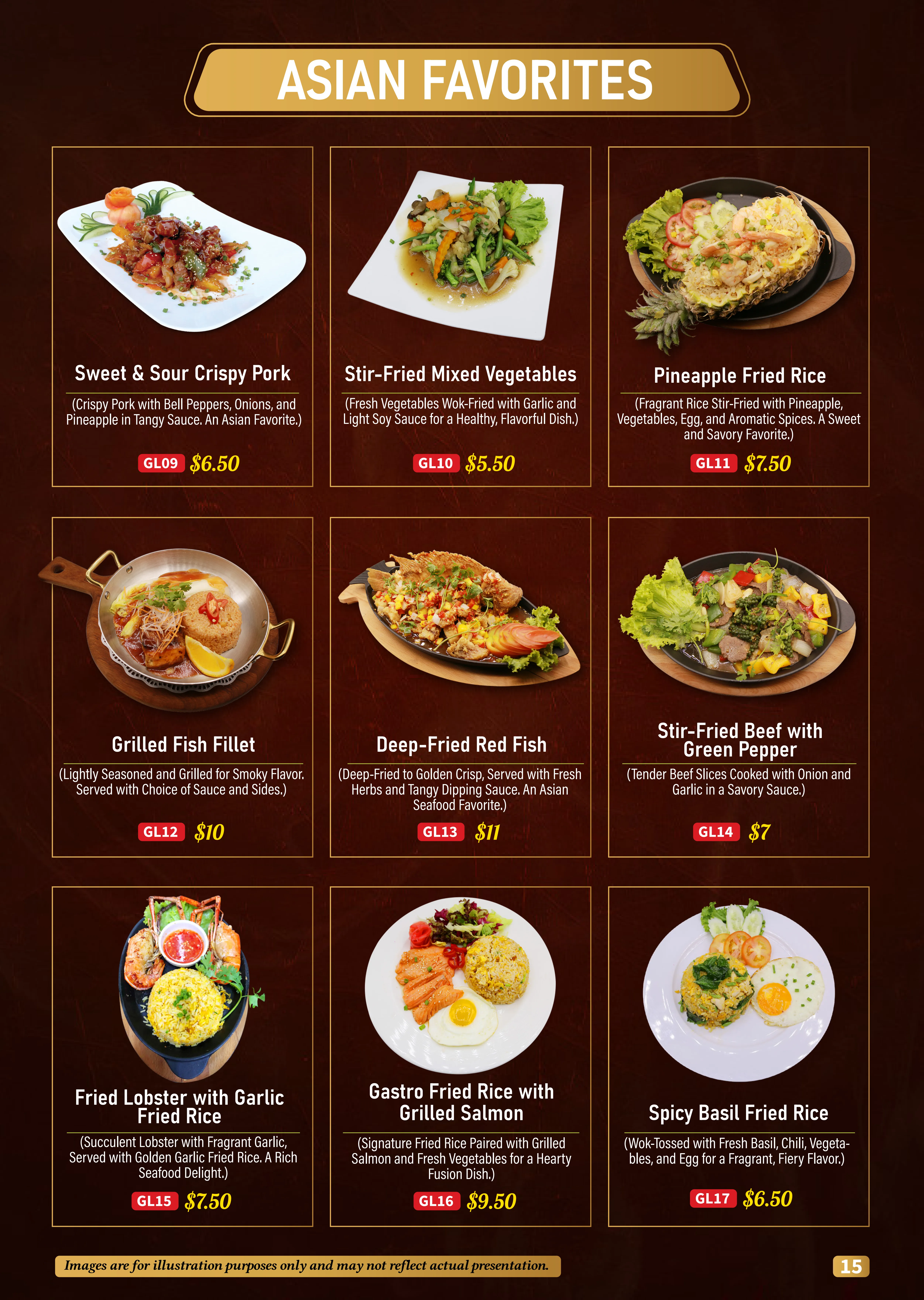 Asian Main Courses 1